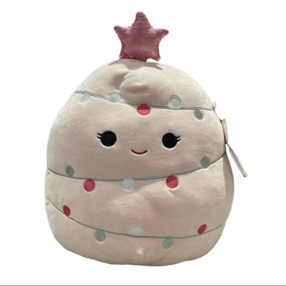 •SOLD•|Squishmallows| Garnet the 12” Pink XMas Tree - Picture 5 of 5